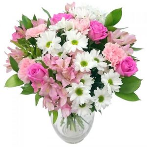 Precious Pink & White Bouquet